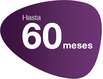 Hasta 60 meses financiación a medida Hasta 60 meses financiación a medida